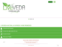 Tablet Screenshot of liveveda.com